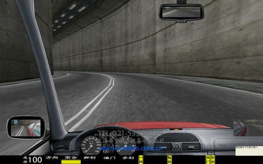 隧道模拟驾驶