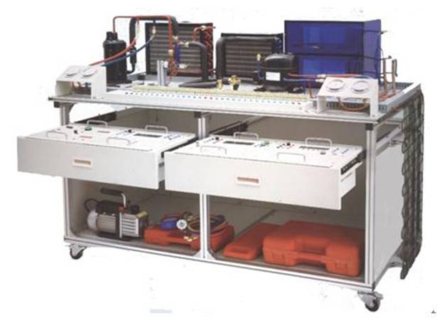 空调冰箱组装与调试实训考核装置