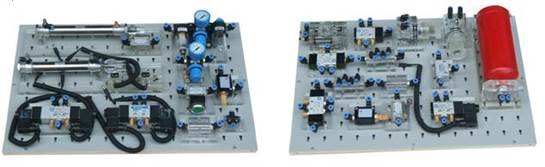 TRY-YY18C型 气动与PLC实训装置(T型铝槽单面)